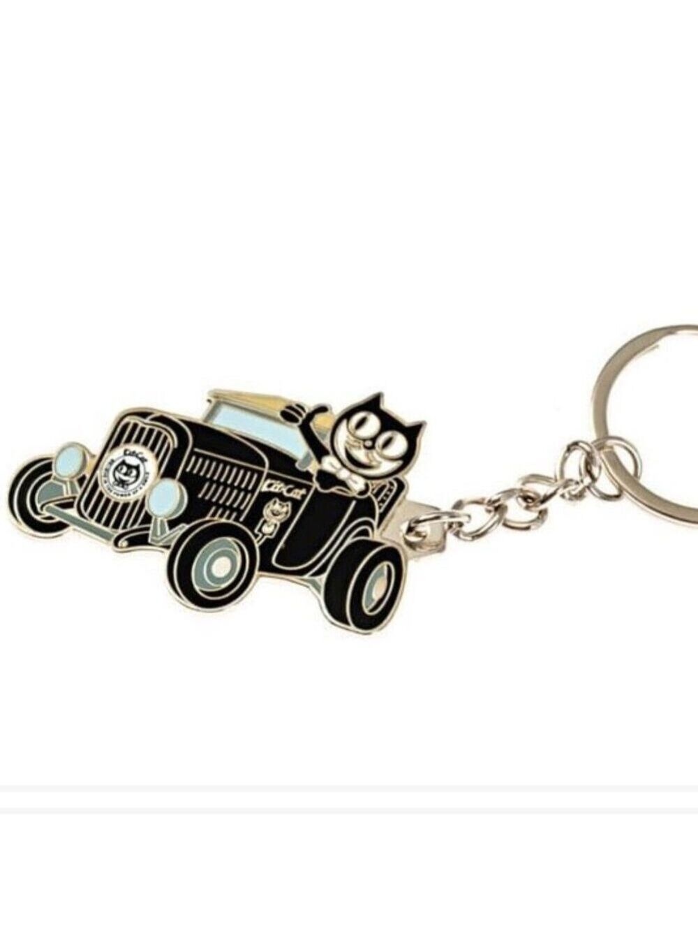 Kit-Cat Klock Black Roadster Keychain